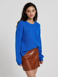 Lana Knit Sweater in Blue