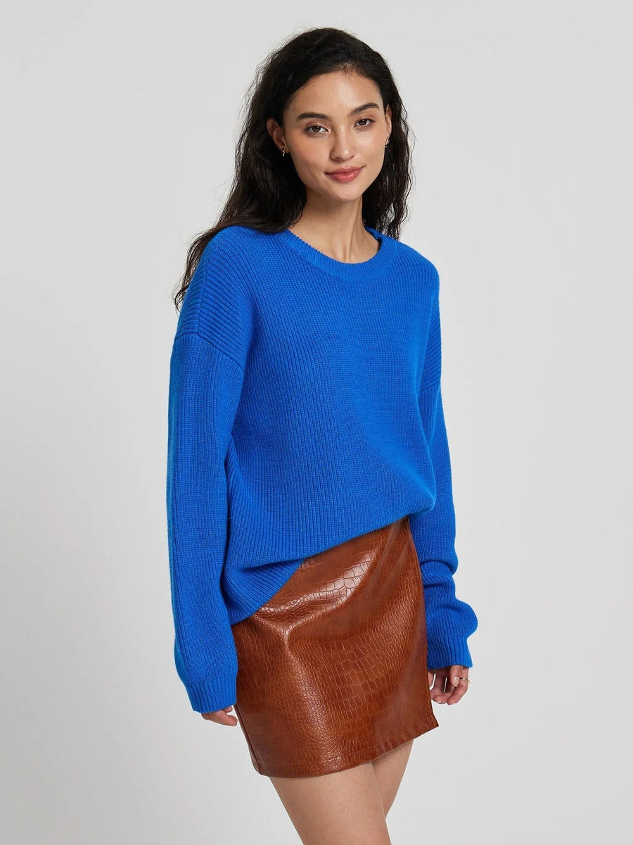 Lana Knit Sweater in Blue