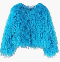 Lana Relaxed Jacket in Sky Blue