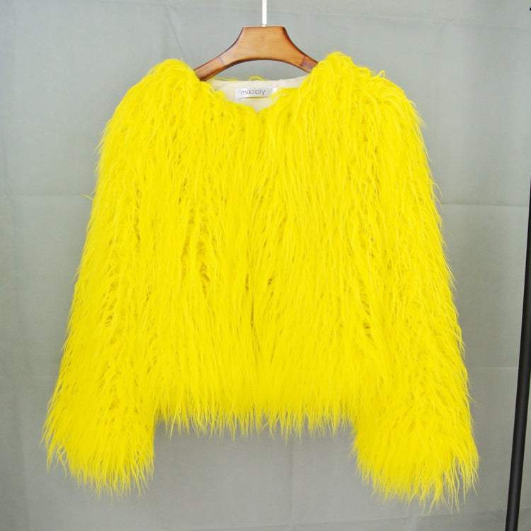 Lana Relaxed Jacket in Yellow
