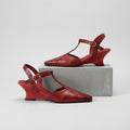 Lana T-Strap Wedge Pump