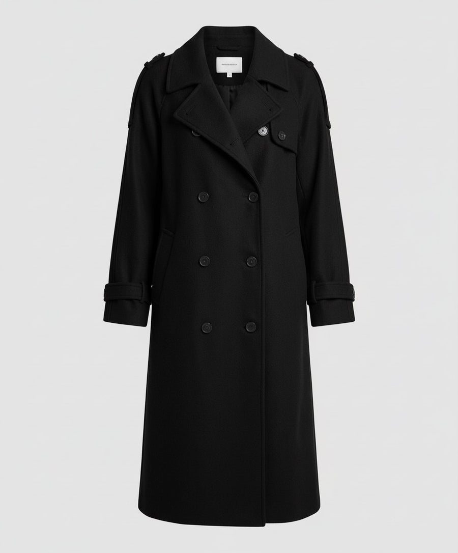 Lara Elegant Coat in Black