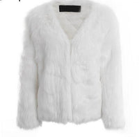 Lara Jacket with V-Neck in White