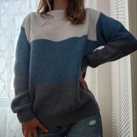 Lara Knit Sweater in Blue