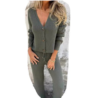 Lara™ 2-Piece Cardigan Set in Green