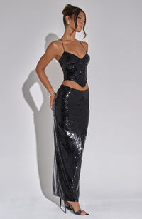 Simone Maxi Skirt - Black