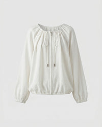 Larissa Casual Blouse in Bisque