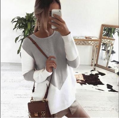 Larissa Casual Knit Sweater in Grey