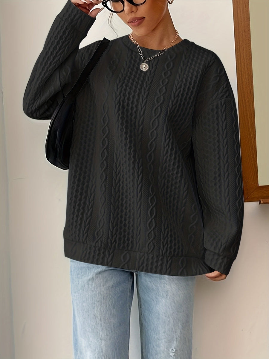 Larissa Knit Sweater in Black