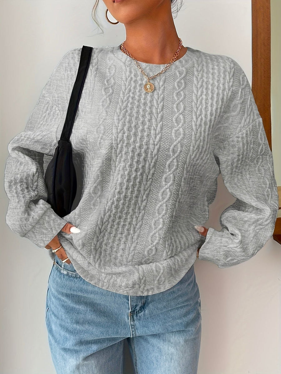 Larissa Knit Sweater in Grey