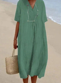 Larissa Lightweight Dress in Green