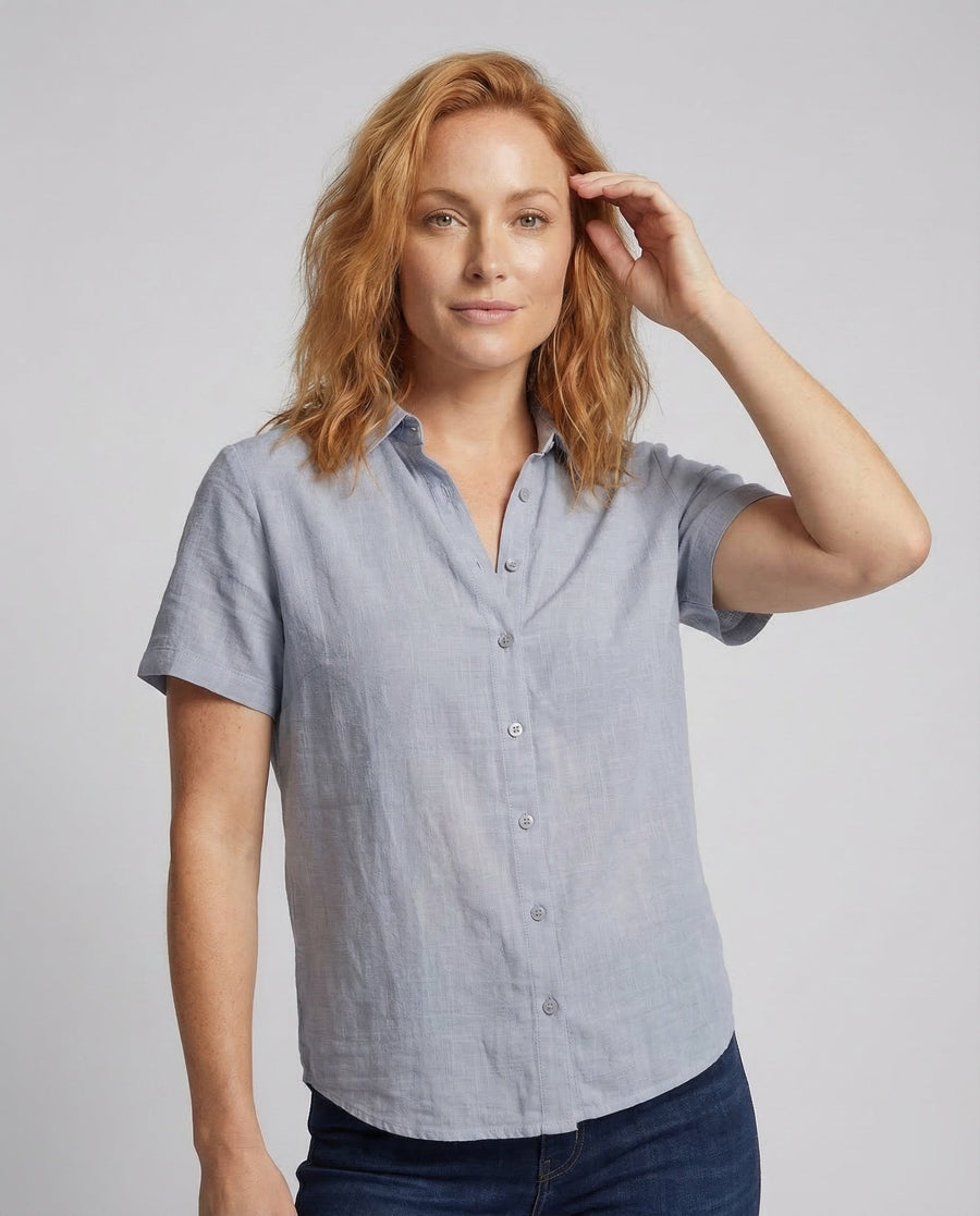 Larissa Linen Blend Blouse