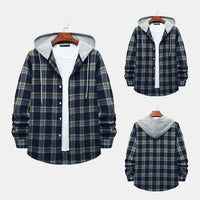 Larissa Shirt with Checked and Hood