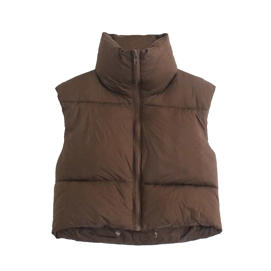 Larissa Vest in Coffee