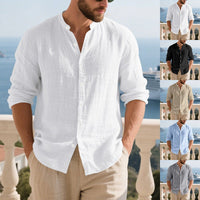 Lars Airy Linen Shirt with Long Sleeve