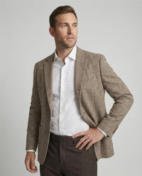 Lars Linen Blazer in Multicolour