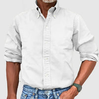 Lars Shirt with Long Sleeve in White