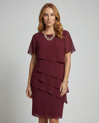 Laurel Elegant Dress in Red