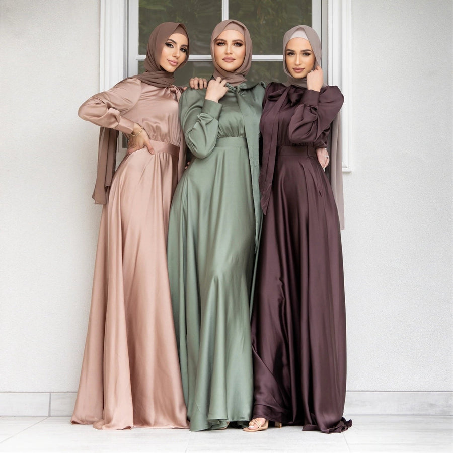 Laurel Elegant Dress with Belted