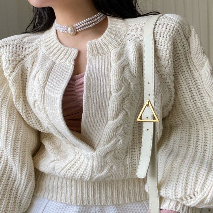 Laurel Knit Sweater with V-Neck