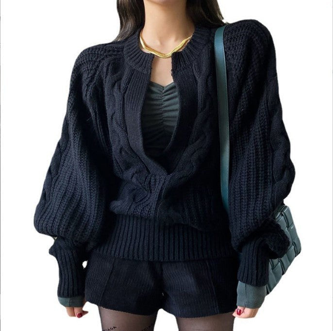 Laurel Knit Sweater with V-Neck