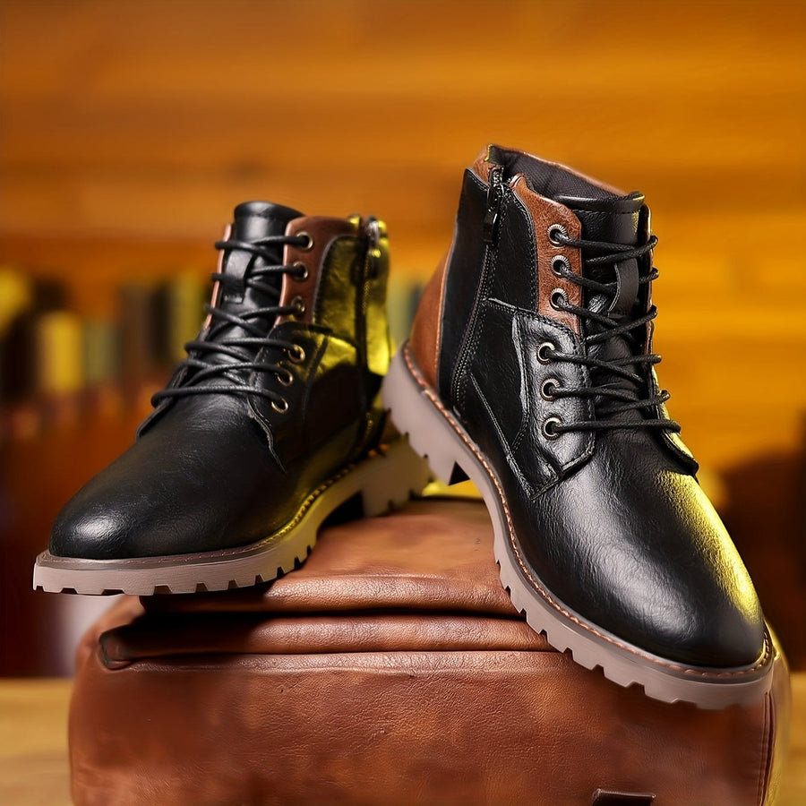 Laurens Boots with Zip Front