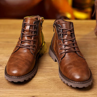 Laurens Boots with Zip Front