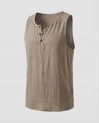 Laurens Linen Shirt in Grey