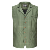 Laurens Linen Vest in Light Grey