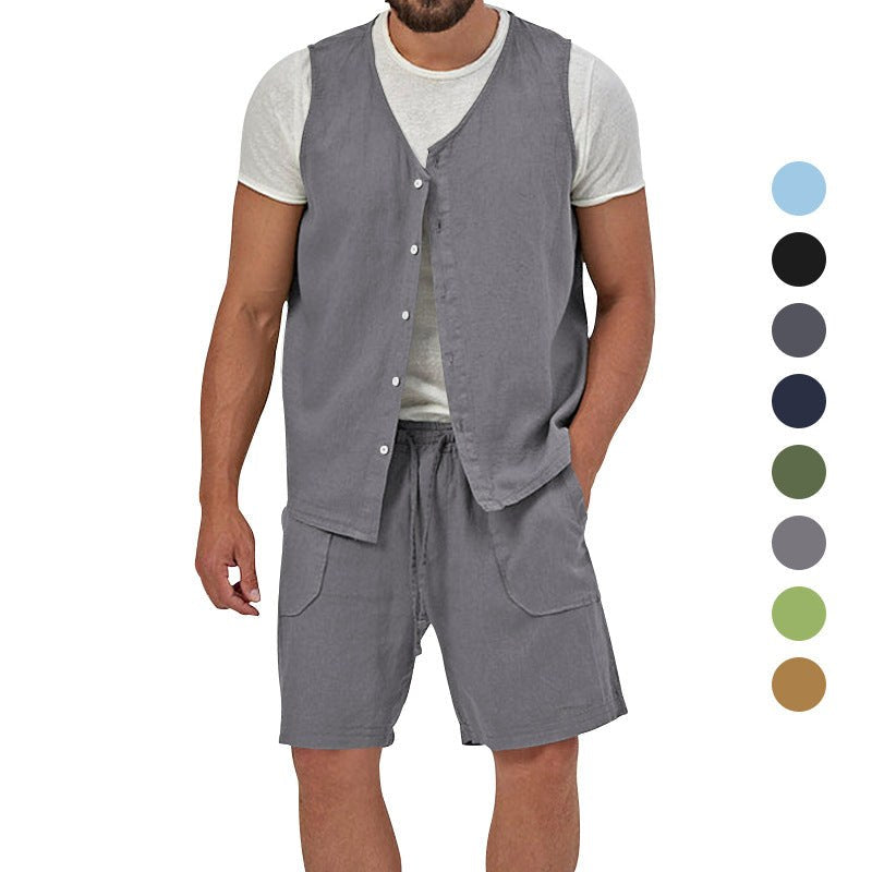 Laurens Vest with Sleeveless and Pockets
