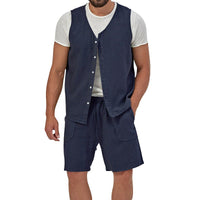 Laurens Vest with Sleeveless and Pockets