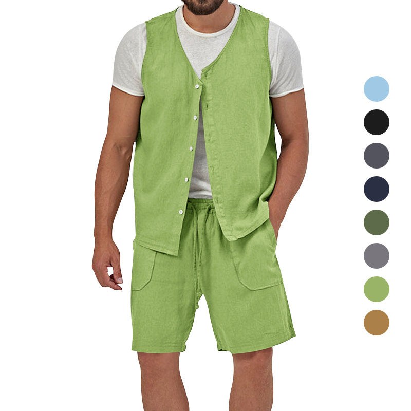 Laurens Vest with Sleeveless and Pockets