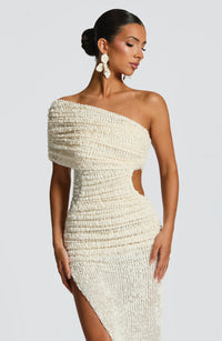 Mallory Midi Dress – Ivory