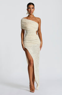 Mallory Midi Dress – Ivory