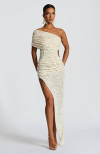 Mallory Midi Dress – Ivory
