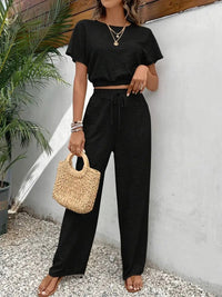 Lavinia Casual Set in Black