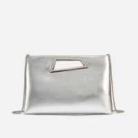 Le Céleste Clutch in Silver