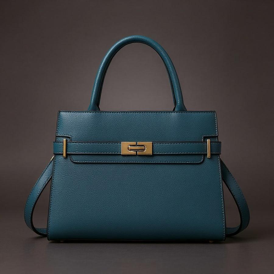 Le Classique Handbag in Aqua Blue