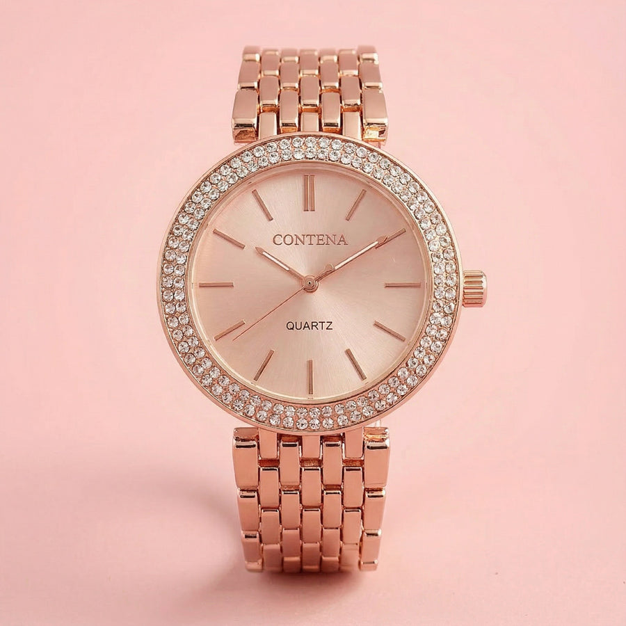 Le Contena Wristwatch, 38mm in Rose