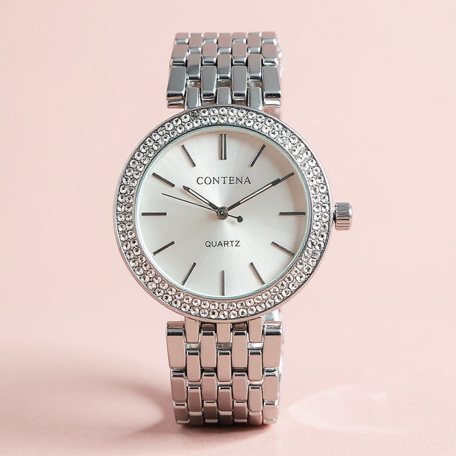 Le Contena Wristwatch, 38mm in Silver