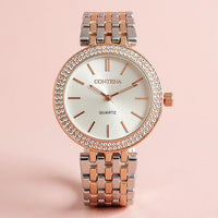 Le Contena Wristwatch, 38mm in Sliver Rose Gold