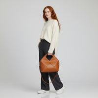 Le Contour Handbag in Charcoal