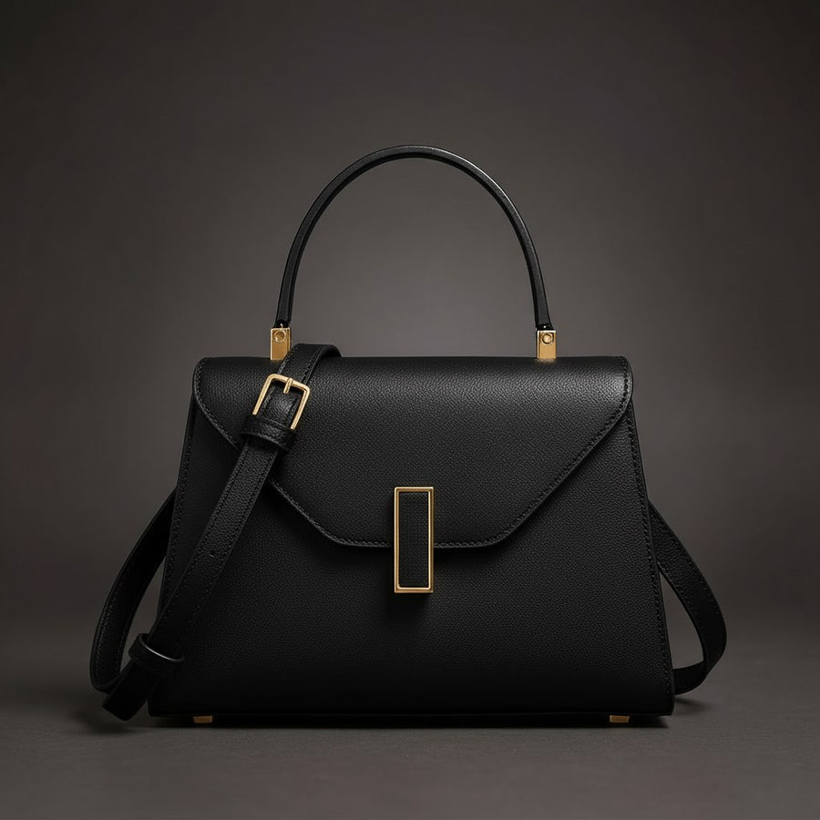 Le Dauphine Handbag in Charcoal