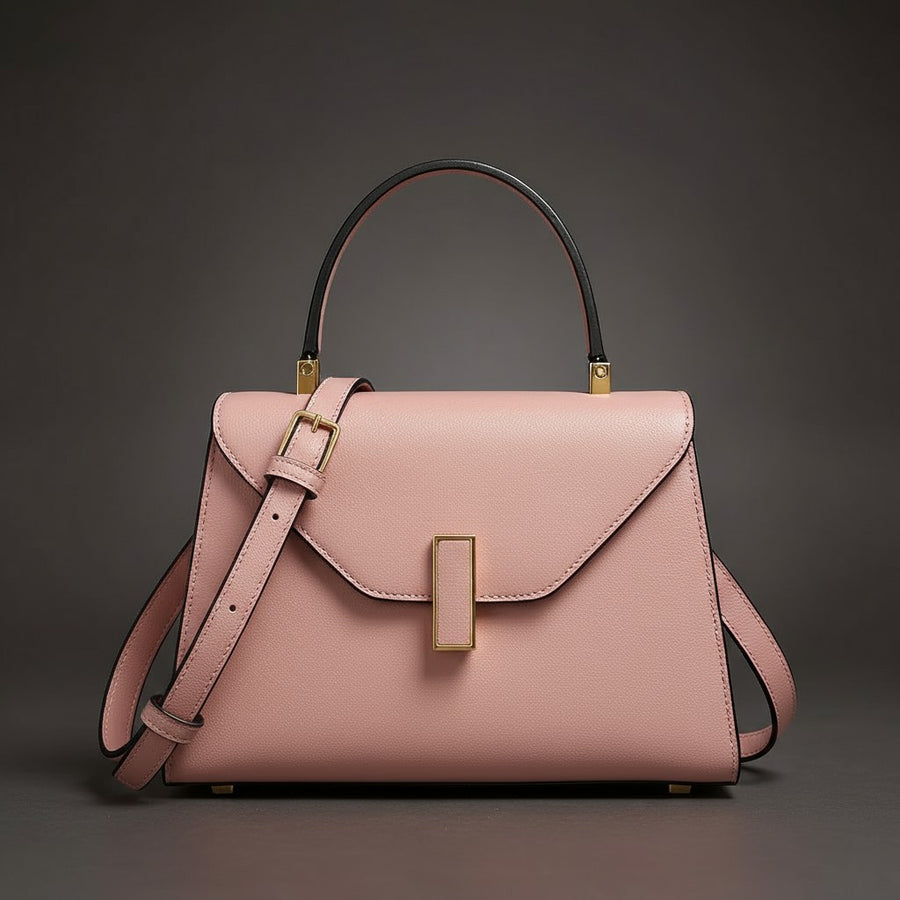 Le Dauphine Handbag in Rose Pink