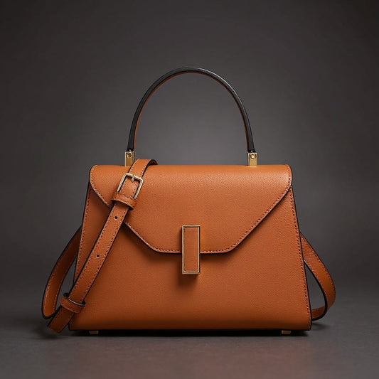 Le Dauphine Handbag in Sienna Brown