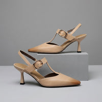 Le Margaux Slingback Heel in Beige