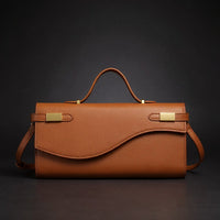 Le Solène Handbag in Sienna Brown
