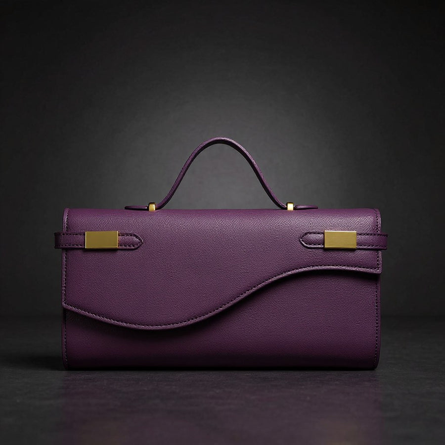 Le Solène Handbag in Violet
