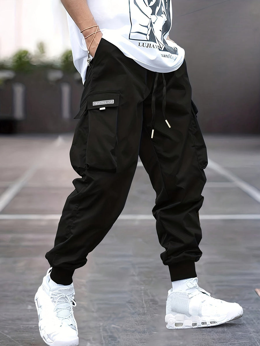 Leander Casual Trousers in Black