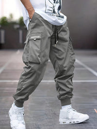 Leander Casual Trousers in Grey